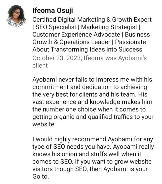 Client Review