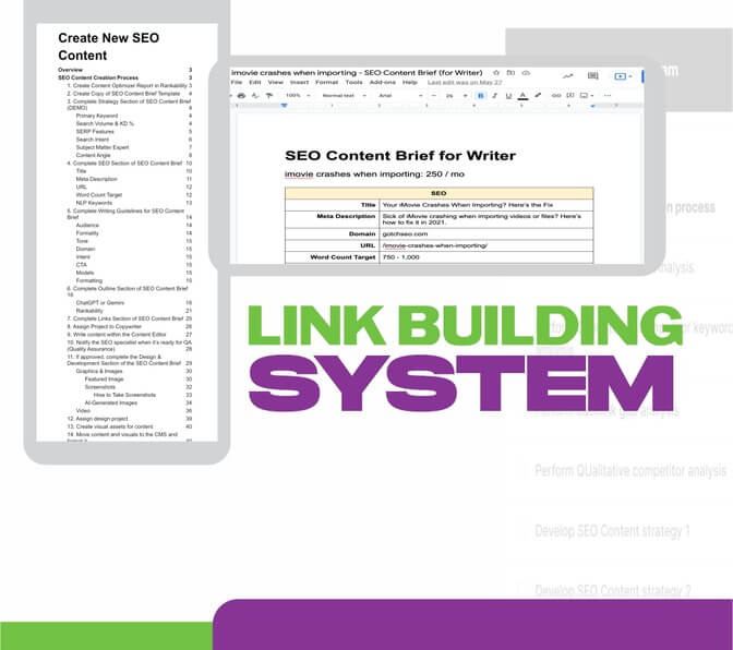 Link Building System