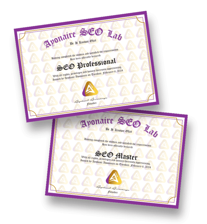 SEO Certifications